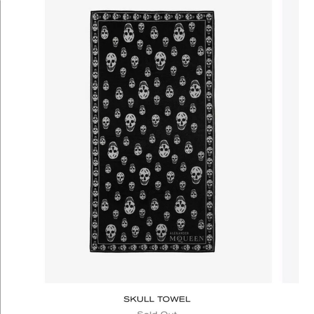 Alexander McQueen Beach Towel
